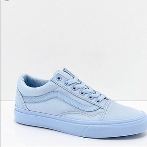 Pastel blue VANS